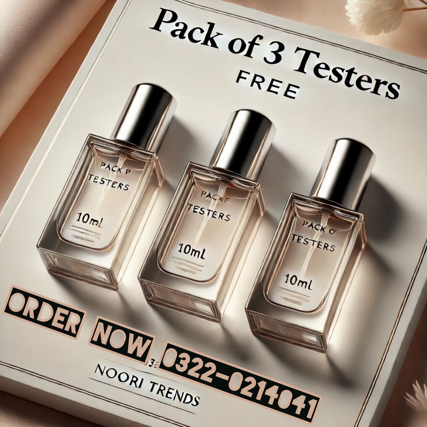3 PACK OF TESTERS