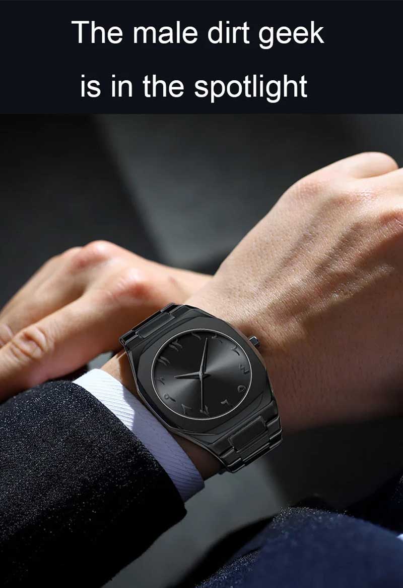 Black Aura Arabic Numeral Dial