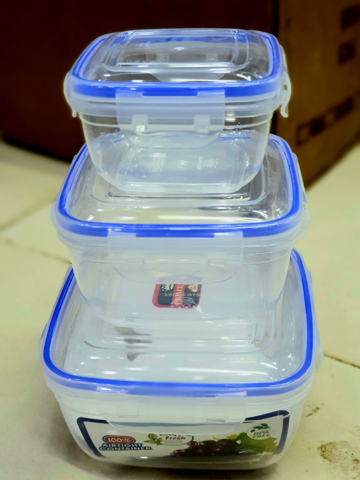3 PCS  Air Tight Food Container Set