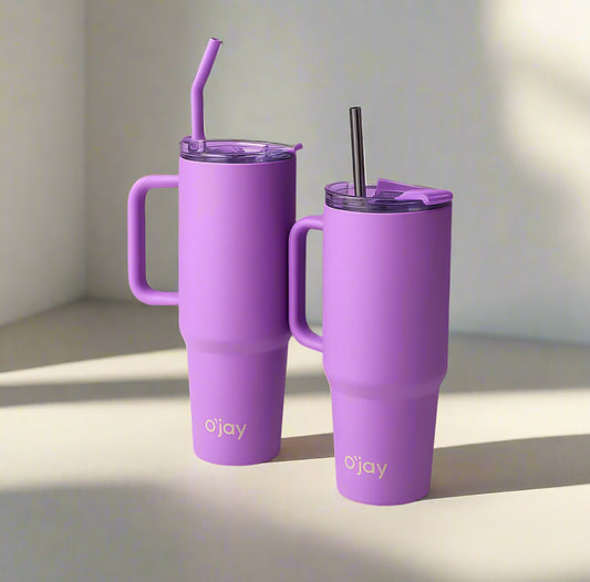 O’jay Violet Tumbler – 40oz & 50oz | Leak-Proof, Vacuum Insulated Stainless Steel