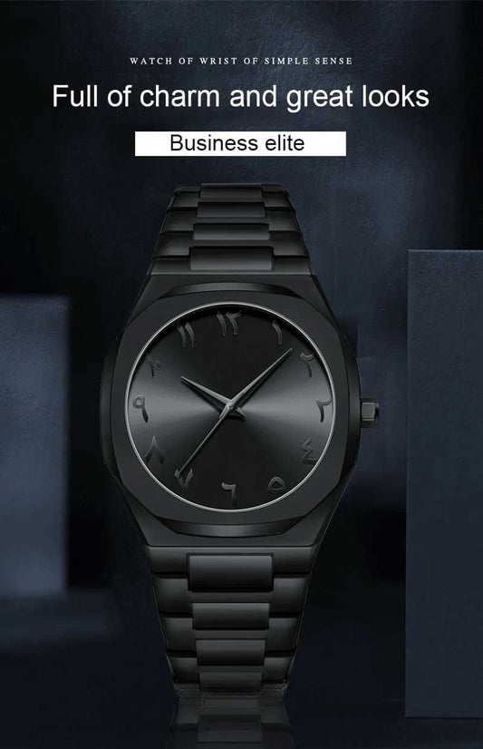 Black Aura Arabic Numeral Dial